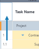 Select all tasks to save baseline of entire schedule