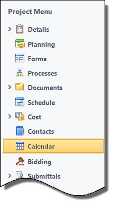 Project Menu_Calendar