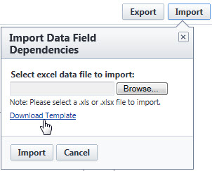 Import DFD Submenu