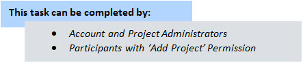 Acc and Project and Add Project