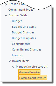 Manage Invoice Layouts