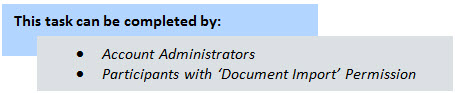 Doc Import Permissions