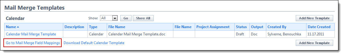 Setup - Field Mappings