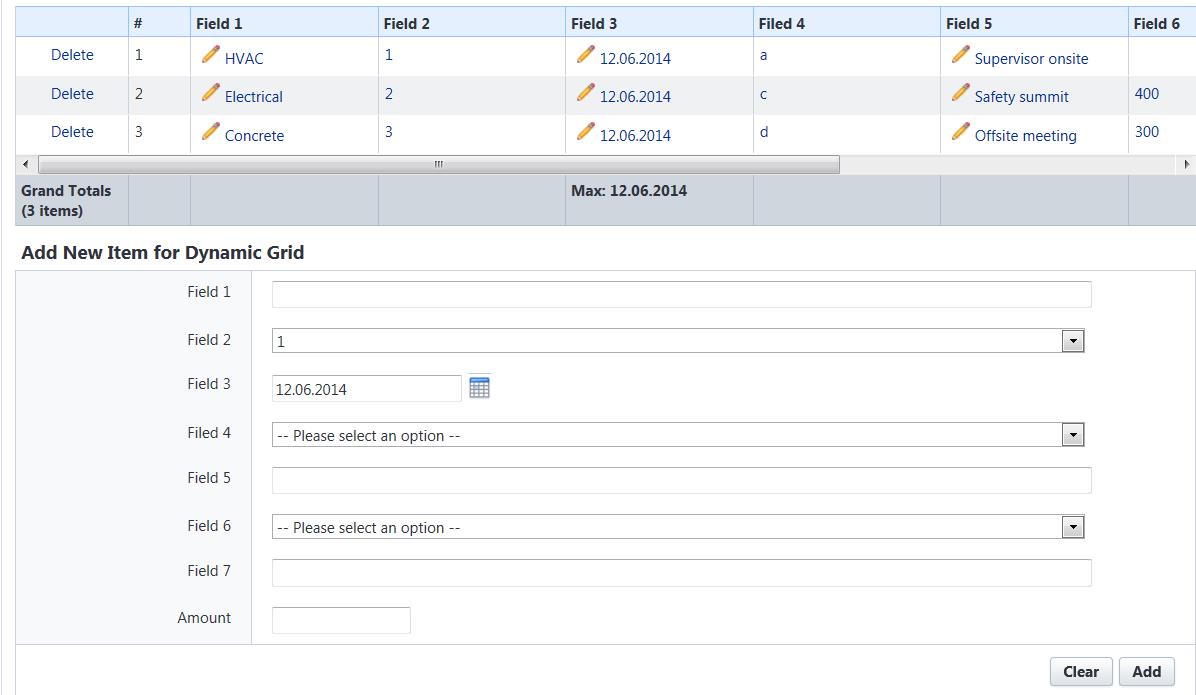 New Dynamic Grids