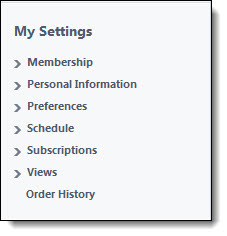 My Settings